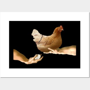 Michelangelo's hen Posters and Art